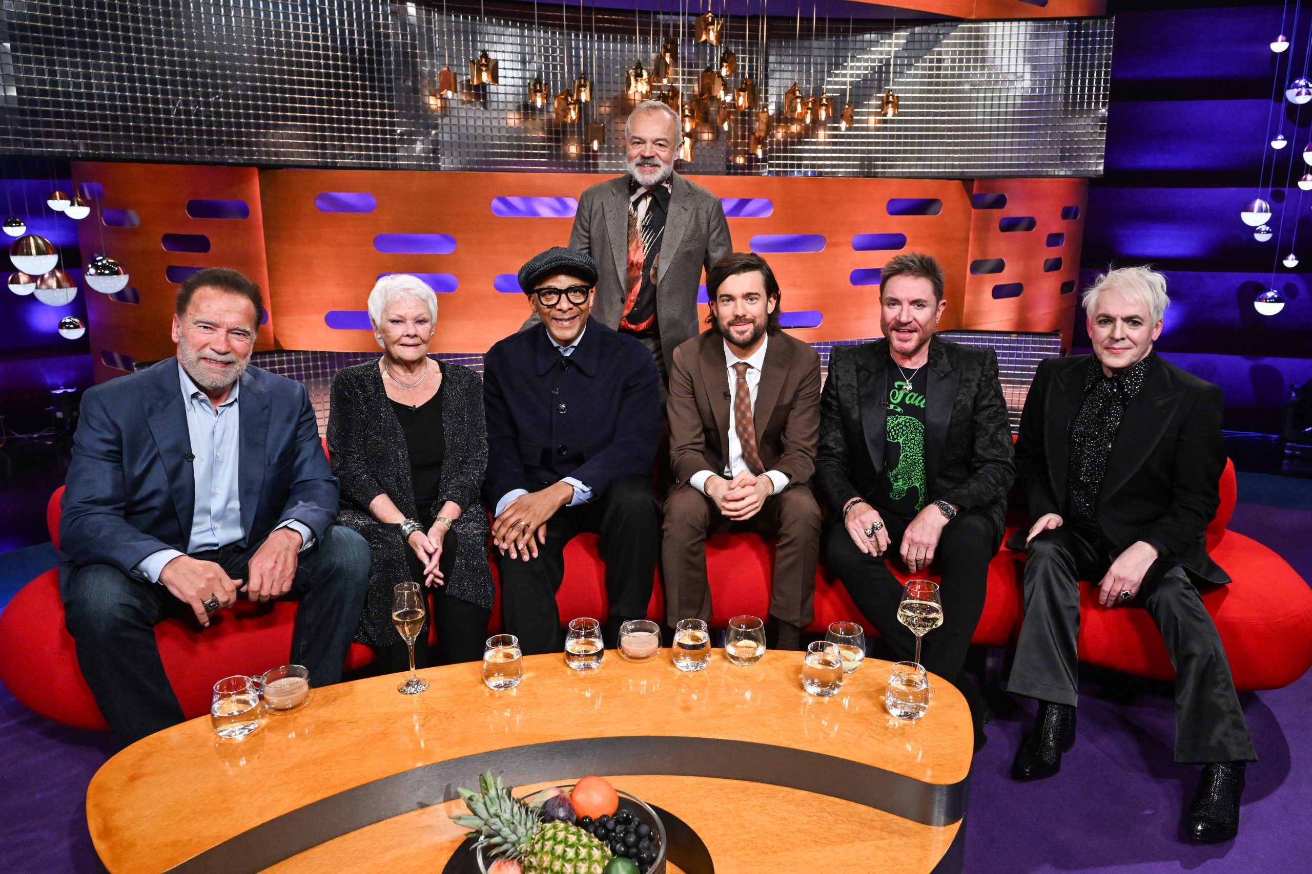 Graham Norton meets Arnold Schwarzenegger, Dame Judi Dench, Jay Blades, Jack Whitehall and Duran Duran